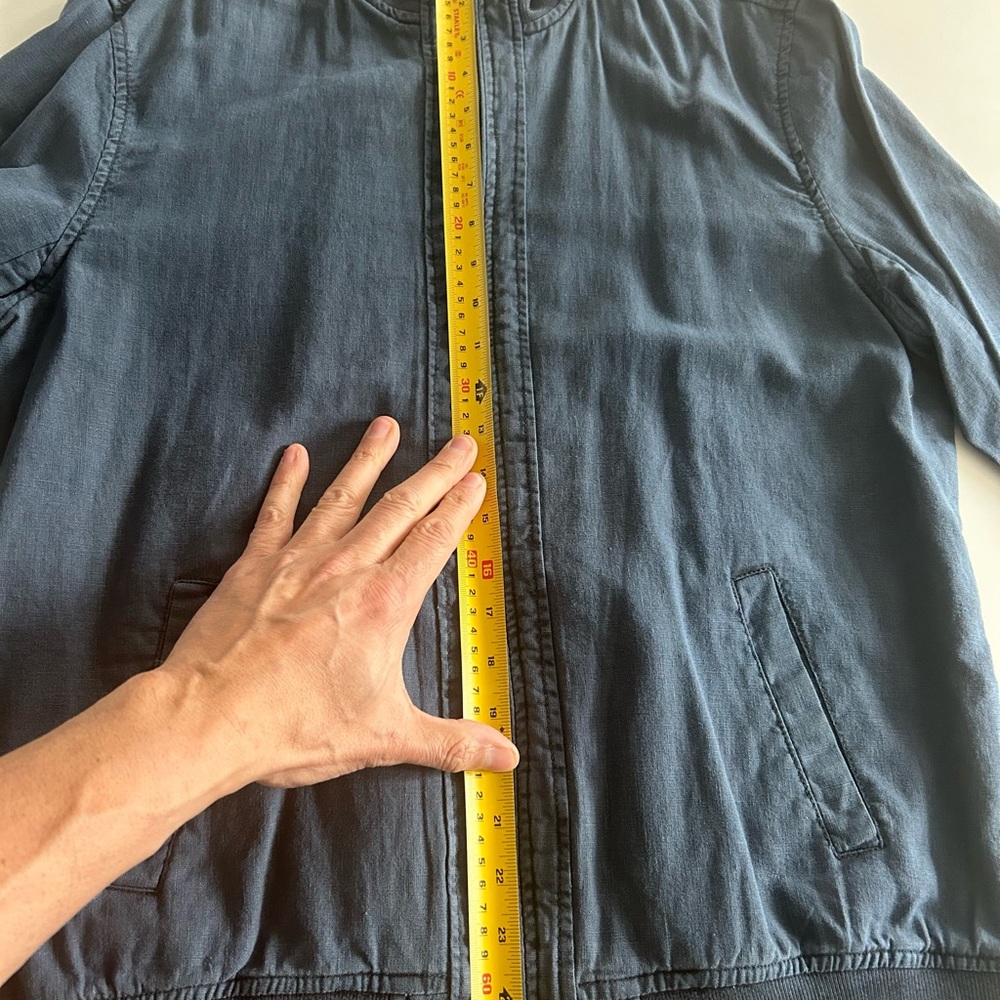 Men's Blue Casual Jacket - Picture 8 of 8